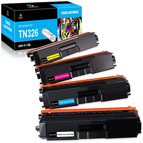 LeciRoba TN326 Toner für Brother TN326 TN321 für Brother Brother HL-L8250CDW HL-L8250CDN HL-L8350CDW HL-L8350CDWT MFC-L8600CDW MFC-L8650CDW MFC-L8850CDW DCP-L8400CDN DCP-L8450CDW (4-Packung) von LeciRoba