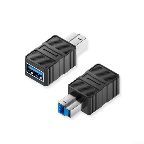 Hochgeschwindigkeits-USB-Laufwerk-Adapter, Festplattenadapter, USB-Konvertierungsstecker, Datenübertragungskonverter für Scanner, Station, Hub, Computer (A auf B 3.0 F-P) von Lecreatekit