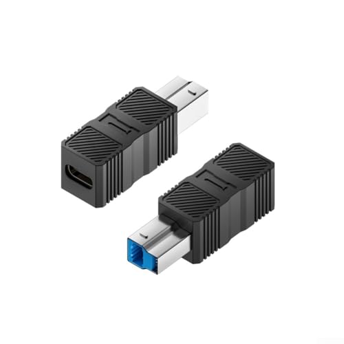 Hochgeschwindigkeits-USB-Laufwerk-Adapter, Festplattenadapter, USB-Konvertierungsstecker, Datenübertragungskonverter für Scanner, Station, Hub, Computer (C auf B 3.0 F-P) von Lecreatekit