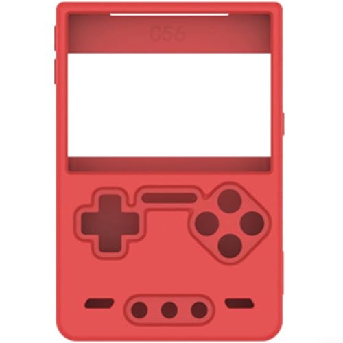 Kompakte Silikonhülle für Trimui Brick, leichtes Design, das keine Kompromisse bei der Sicherheit eingeht, Rot von Lecreatekit