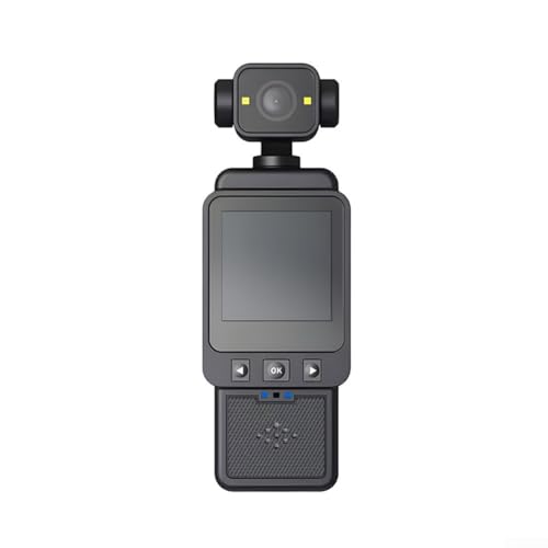 Lecreatekit 1080P Mini WiFi Action-Kamera, Handheld-Action-Kamera, 180 Grad drehbares Objektiv, verstellbare Einstellungen für Aufnahmen, Schwarz Lecreatekit 1080P Mini WiFi Action-Kamera, Handheld-Action-Kamera, 180 Grad drehbares Objektiv, verstellbare Einstellungen für Aufnahmen, Schwarz von Lecreatekit