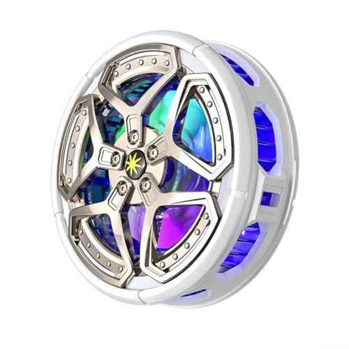 Magnetischer Smartphone-Kühler mit RGB-Beleuchtung – 8,5 x 7,8 x 4,5 cm Kühlpad für Gaming & Streaming – Schwarz/Weiß Magnetischer Smartphone-Kühler mit RGB-Beleuchtung – 8,5 x 7,8 x 4,5 cm Kühlpad für Gaming & Streaming – Schwarz/Weiß von Lecreatekit