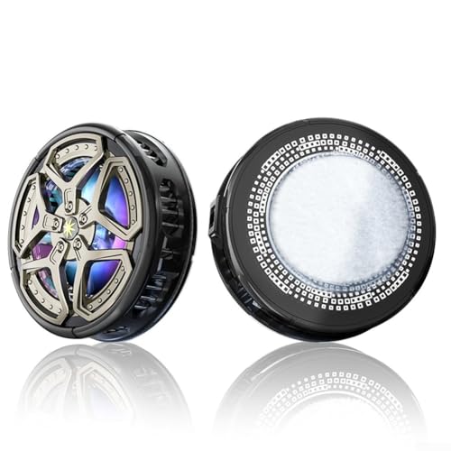Magnetischer Smartphone-Kühler mit RGB-Beleuchtung – 8,5 x 7,8 x 4,5 cm Kühlpad für Gaming & Streaming – Schwarz/Weiß Magnetischer Smartphone-Kühler mit RGB-Beleuchtung – 8,5 x 7,8 x 4,5 cm Kühlpad für Gaming & Streaming – Schwarz/Weiß von Lecreatekit