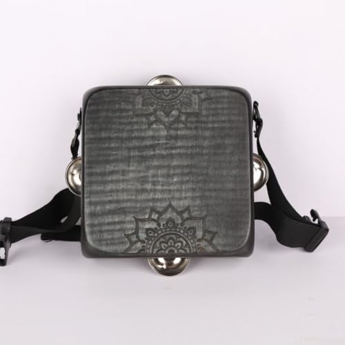 Tragbare Cajon-Trommel, Sound-Cajon-Trommel mit Klang-Resonanz, musikalische Aufführung, entworfen für Musiker, tragbar, Reisen (braun) von Lecreatekit