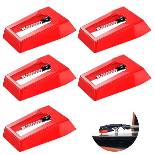Lectorias 5 Stück plattenspieler nadel, nadeln für schallplattenspieler, turntable needle, ersatznadeln für plattenspieler, audio technica nadel für meiste Schall Plattenspieler, Sound Turntable Lectorias 5 Stück plattenspieler nadel, nadeln für schallplattenspieler, turntable needle, ersatznadeln für plattenspieler, audio technica nadel für meiste Schall Plattenspieler, Sound Turntable von Lectorias