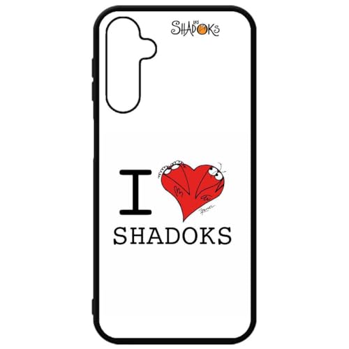 Schutzhülle für Samsung Galaxy M34 5G, Motiv: Die Shadoks – I Love Shadoks – Schwarze Schutzhülle aus weichem TPU von Ledfie
