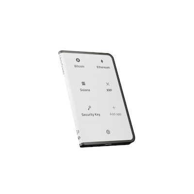 Ledger STAX Krypto-Hardware-Geldbörse mit gekrümmten E Ink®Touchscreen von Ledger