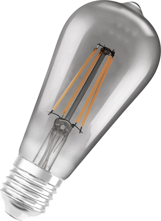 LEDVANCE Bluetooth SMART+ Edison Kolbenform LED Filament Lampe dimmbar (ex 44W) 6W / 2700K von Ledvance