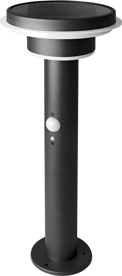 LEDVANCE ENDURA® Style Circle Double Solar Sockel LED Wegeleuchte mit Sensor 6W / 3000K Schwarz von Ledvance