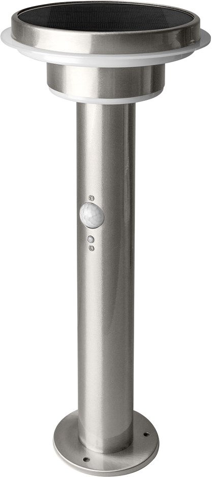 LEDVANCE ENDURA® Style Circle Double Solar Sockel LED Wegeleuchte mit Sensor 6W / 3000K Silber von Ledvance