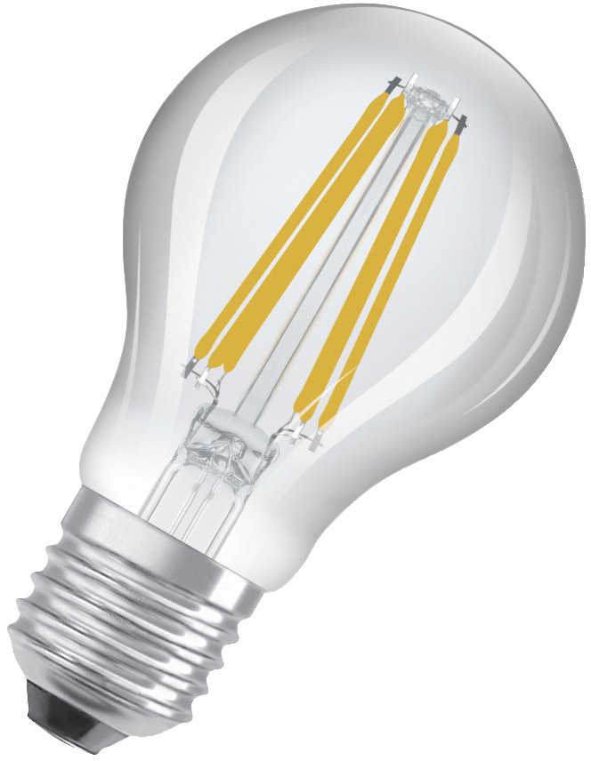 LEDVANCE LED CLASSIC A ENERGIEEFFIZIENZ A S 5W 830 Klar E27 von Ledvance