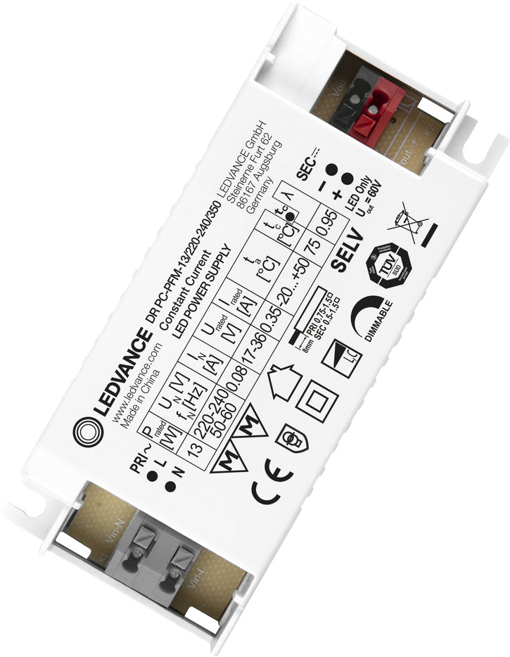LEDVANCE LED DRIVER PHASE-CUT PERFORMANCE -13/220-240/350 LEDVANCE LED DRIVER PHASE-CUT PERFORMANCE -13/220-240/350 von Ledvance