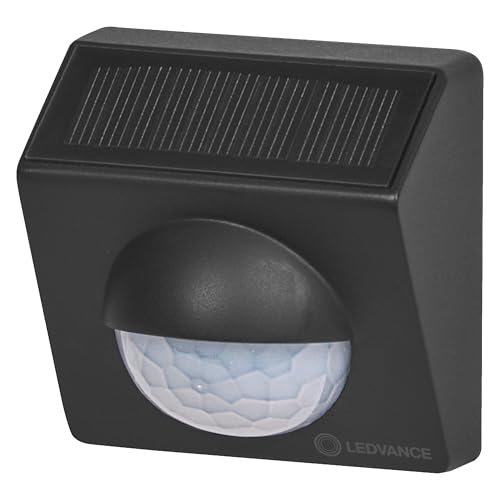 LEDVANCE SMART+ Außen-Sensor zur Bewegungserkennung mit WiFi-Technologie und Solarzelle, grau von Ledvance