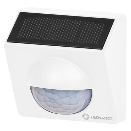 LEDVANCE SMART+ Außen-Sensor zur Bewegungserkennung mit WiFi-Technologie und Solarzelle, weiß von LEDVANCE