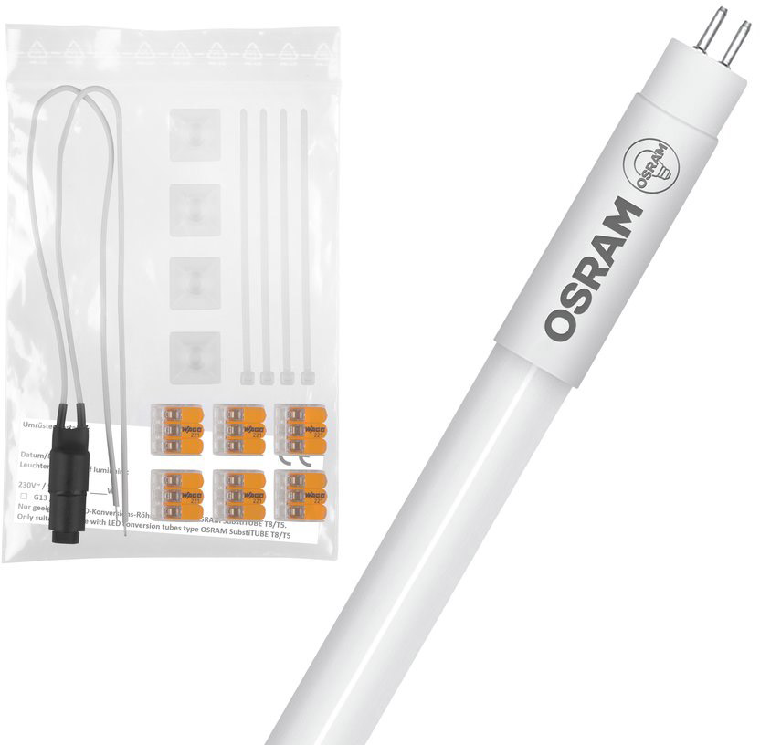 LEDVANCE SubstiTUBE T5 Conversion Kit Doppellampe 26 W/3000 K 1149.00 mm LEDVANCE SubstiTUBE T5 Conversion Kit Doppellampe 26 W/3000 K 1149.00 mm von Ledvance