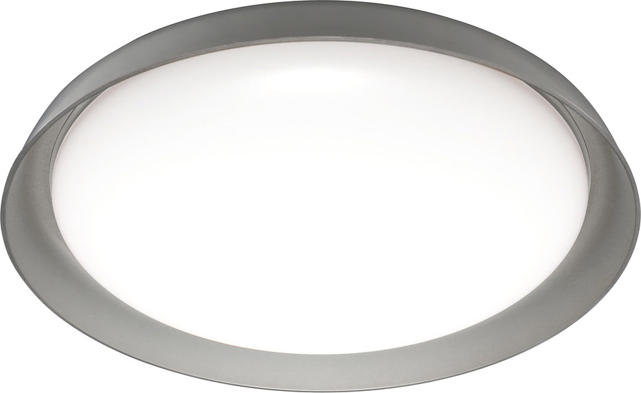 LEDVANCE Wifi SMART+ Orbis Plate LED Deckenleuchte Tunable Weiß 43cm 24W / 3000-6500K Grau von Ledvance