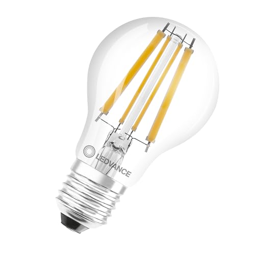 Ledvance Classic LED E27 Birne Fadenlampe Klar 11W 1521lm - 840 Kaltweiß | Ersatz für 100W von Ledvance