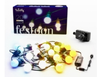 Twinkly Festoon Smart Outdoor-Lichterkette mit weißem Licht – 10 m. von Twinkly