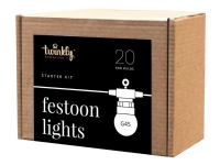 Twinkly Festoon Starter Kit - Lichterkette - LED x 20 - Klasse G - RGB-Licht - schwarz Twinkly Festoon Starter Kit - Lichterkette - LED x 20 - Klasse G - RGB-Licht - schwarz von Ledworks