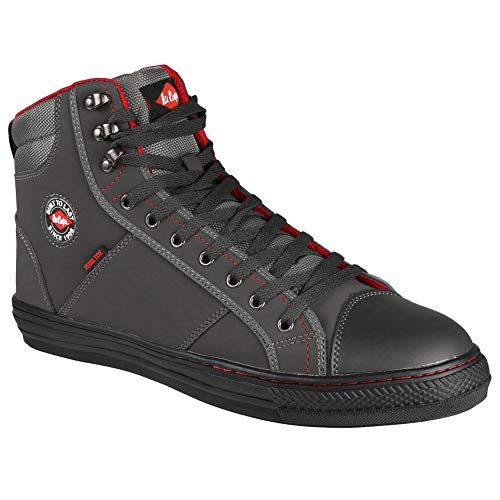 Lee Cooper Herren Arbeitskleidung der Frauen Unisex Retro Styled Baseball Arbeitssicherheit Trainer Stiefel Schuhe SB SRA, Grau, 41 EU Lee Cooper Herren Arbeitskleidung der Frauen Unisex Retro Styled Baseball Arbeitssicherheit Trainer Stiefel Schuhe SB SRA, Grau, 41 EU von Lee Cooper