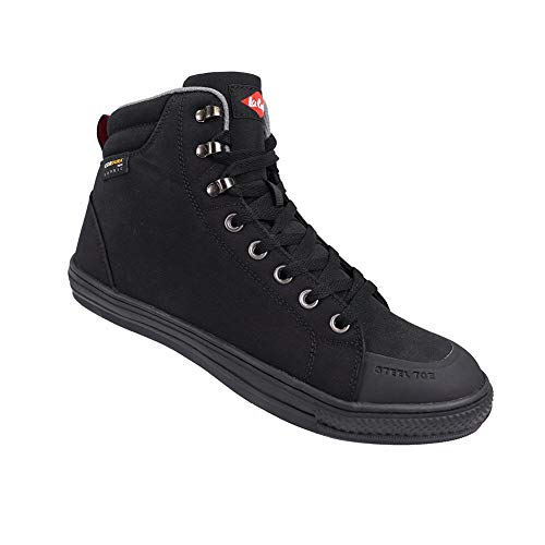 Lee Cooper Herren Arbeitskleidung der Frauen Unisex Retro Styled Premium Cordura Baseball Arbeitssicherheit Trainer Stiefel Schuhe SB SRA, Schwarz, 42 EU von Lee Cooper