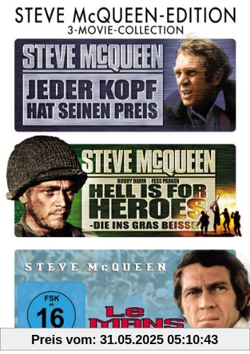 Le Mans / Jeder Kopf Hat Seinen Preis / Hell Is For Heroes - Die Ins Gras Beißen [3 DVDs] von Katzin, Lee H.