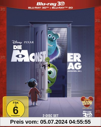Die Monster AG (+ Blu-ray) [Blu-ray 3D] von Lee Unkrich