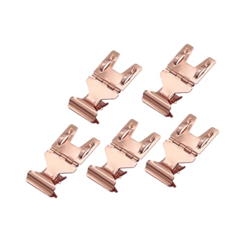 LeeQinersw 5 Stück Schilderklammern, Preisschildklammern, verstellbar, drehbar, aus Metall, Preisanzeigehalter, Schilderhalter für Regale, Geschäfte, Supermärkte, Rosa LeeQinersw 5 Stück Schilderklammern, Preisschildklammern, verstellbar, drehbar, aus Metall, Preisanzeigehalter, Schilderhalter für Regale, Geschäfte, Supermärkte, Rosa von LeeQinersw