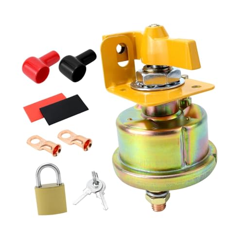 LeeQinersw Battery Disconnect Switch Kit, 300A hoher Strom, Batterie -Stromausschnitt -Isolator -Killerschalter von LeeQinersw