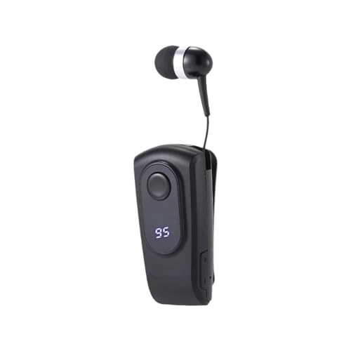 LeeQinersw Einziehbarer Kopfhörer-Mikrofonclip am Ohrhörer, praktische 11-Stunden-Gesprächszeit, V5.3-Ohrhörer für Trucker-Fahrer zum Telefonieren, Schwarz LeeQinersw Einziehbarer Kopfhörer-Mikrofonclip am Ohrhörer, praktische 11-Stunden-Gesprächszeit, V5.3-Ohrhörer für Trucker-Fahrer zum Telefonieren, Schwarz von LeeQinersw