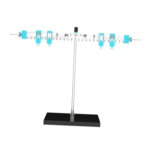 LeeQinersw Hebelbilanzskala und Unterstützung Hebel -Lineal Experiment Hebel mit Klammer, Messbereich 10 von LeeQinersw