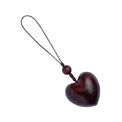 LeeQinersw Holz-Telefonkette, Handy-Anhänger, Party-Geschenke, stilvolle Dekoration, multifunktionales Romantisches Geschenk, tragbares Hängeornament, Herzförmig LeeQinersw Holz-Telefonkette, Handy-Anhänger, Party-Geschenke, stilvolle Dekoration, multifunktionales Romantisches Geschenk, tragbares Hängeornament, Herzförmig von LeeQinersw