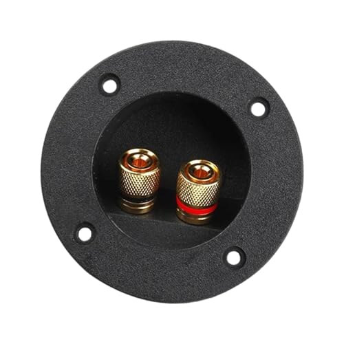 LeeQinersw Lautsprecherbox-Anschlussbecher, Schnellverbinder, multifunktional, 3-Zoll-Binding Post, Power-Lautsprecheranschlussplatte für Auto-Audiosysteme LeeQinersw Lautsprecherbox-Anschlussbecher, Schnellverbinder, multifunktional, 3-Zoll-Binding Post, Power-Lautsprecheranschlussplatte für Auto-Audiosysteme von LeeQinersw