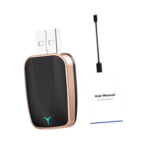 LeeQinersw Mini Auto - Interconnection Box Automatische Verbindung tragbar 2 in 1 Autoverbindungsbox Mehrzweck, Golden von LeeQinersw