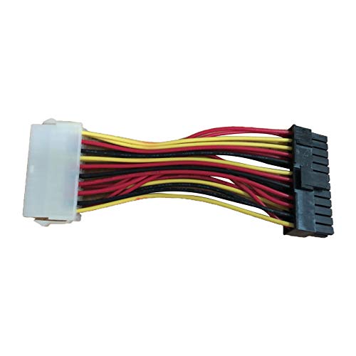 ATX 20 Pin Stecker auf 24 Pin Buchse PSU Netzteil Adapter Konverter Kabel von Leeadwaey