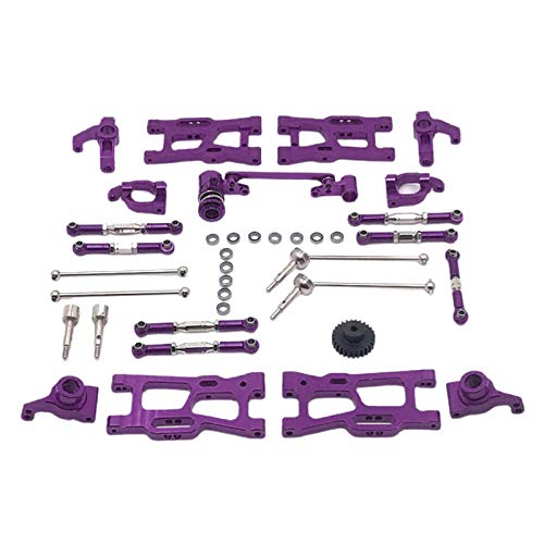Leeadwaey Metal Upgrades Parts Kit passend für WLtoys 1:14 144001 1:12 124018 124019 lila Leeadwaey Metal Upgrades Parts Kit passend für WLtoys 1:14 144001 1:12 124018 124019 lila von Leeadwaey