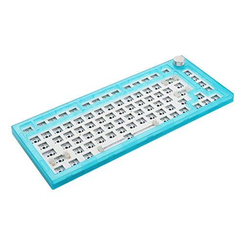 Leeadwaey NT75 3/5-poliger Hot-Swap-Dichtung, mechanische Tastatur, DIY-Kit, Ozeanblau von Leeadwaey