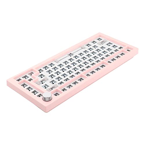 Leeadwaey NT75 3/5-poliger Hot-Swap-Dichtung, mechanische Tastatur, DIY-Set, Rosa von Leeadwaey