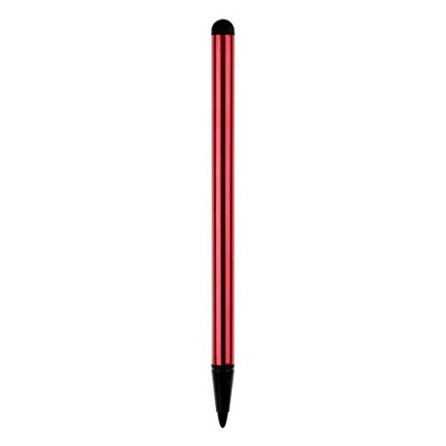 Leeadwaey Professioneller praktischer kapazitiver Stift aus Aluminiumlegierung, widerstandsfähige harte Spitze, Stylus Pen, Touchscreen-Stifte, gute Flexibilität, Rot von Leeadwaey
