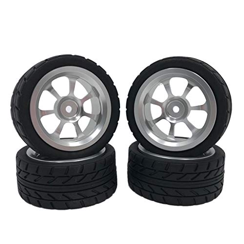 Leeadwaey RC Metallreifen passend für WLTOYS 144001 1:14 A949 RC Auto Ersatz Silber Leeadwaey RC Metallreifen passend für WLTOYS 144001 1:14 A949 RC Auto Ersatz Silber von Leeadwaey