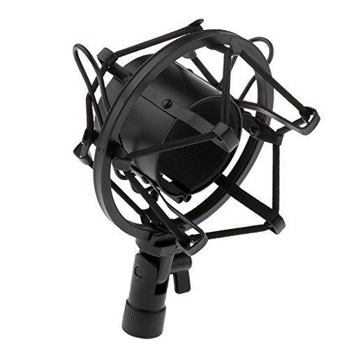 Leeadwaey Universal Kunststoff Mikrofon Shock Mount schwarz von Leeadwaey