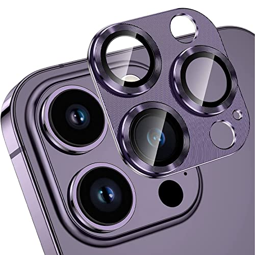 2 Stück Kameraschutz Kompatibel mit iPhone 13 Pro 6,1 Zoll/ 13 Pro Max 6,7 Zoll Klar Kamera Gehärtetes Glas mit Metall Ring Entworfen für MagSafe Schnapp-Adapter für Magnetische Befestigung Lila 2 Stück Kameraschutz Kompatibel mit iPhone 13 Pro 6,1 Zoll/ 13 Pro Max 6,7 Zoll Klar Kamera Gehärtetes Glas mit Metall Ring Entworfen für MagSafe Schnapp-Adapter für Magnetische Befestigung Lila von Leedia