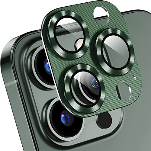 Leedia 2 Stück Kameraschutz Kompatibel mit iPhone 13 Pro 6,1" / 13 Pro Max 6,7" Kamera Gehärtetes Glas mit Metall Ring Entworfen für MagSafe Schnapp-Adapter Rot Grau Blau Silber Schwarz Grün (Grün) Leedia 2 Stück Kameraschutz Kompatibel mit iPhone 13 Pro 6,1" / 13 Pro Max 6,7" Kamera Gehärtetes Glas mit Metall Ring Entworfen für MagSafe Schnapp-Adapter Rot Grau Blau Silber Schwarz Grün (Grün) von Leedia