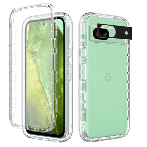 Leedia Ganzkörper Kompatibel mit Pixel 8a Hülle 360 Grad Handyhülle Google 8a Stoßfest Komplettschutz Bumper Case Transparent mit Eingebautem Displayschutz Cover rutschfest für Google Pixel 8a Leedia Ganzkörper Kompatibel mit Pixel 8a Hülle 360 Grad Handyhülle Google 8a Stoßfest Komplettschutz Bumper Case Transparent mit Eingebautem Displayschutz Cover rutschfest für Google Pixel 8a von Leedia