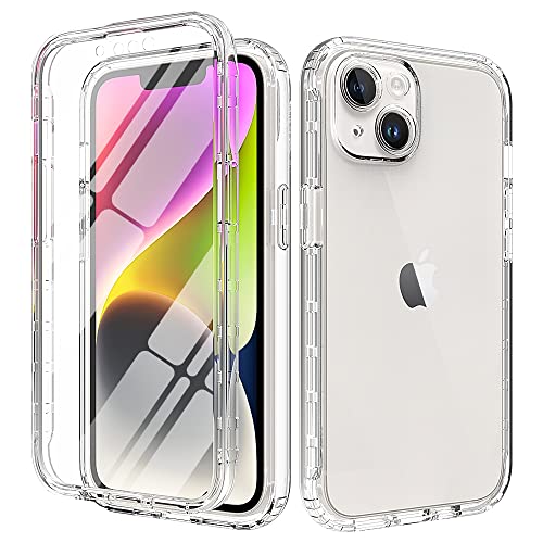 Leedia Handyhülle Kompatibel mit iPhone 14 Hülle 360 Grad Handyhülle mit Eingebautem Displayschutz iPhone 14 Hülle Stoßfest iPhone 14 Schutzhülle Bumper Transparent Case für iPhone 14 6,1" Klar Leedia Handyhülle Kompatibel mit iPhone 14 Hülle 360 Grad Handyhülle mit Eingebautem Displayschutz iPhone 14 Hülle Stoßfest iPhone 14 Schutzhülle Bumper Transparent Case für iPhone 14 6,1" Klar von Leedia