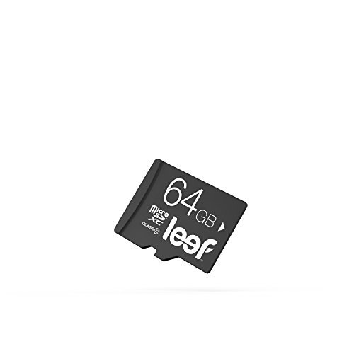 Leef 64 GB MicroSD Karte mit Adapter für Universal – Schwarz von Leef