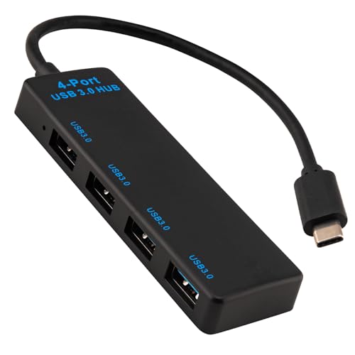 Leehitech USB Hub 3.0 4-Port USB Splitter, 5Gbps Type C auf USB Multiport Adapter, 4 USB Port Mini Extender für Strom und Daten, Kompatibel mit MacBook Pro/Air, Surface Book, iMac, Dell Leehitech USB Hub 3.0 4-Port USB Splitter, 5Gbps Type C auf USB Multiport Adapter, 4 USB Port Mini Extender für Strom und Daten, Kompatibel mit MacBook Pro/Air, Surface Book, iMac, Dell von Leehitech