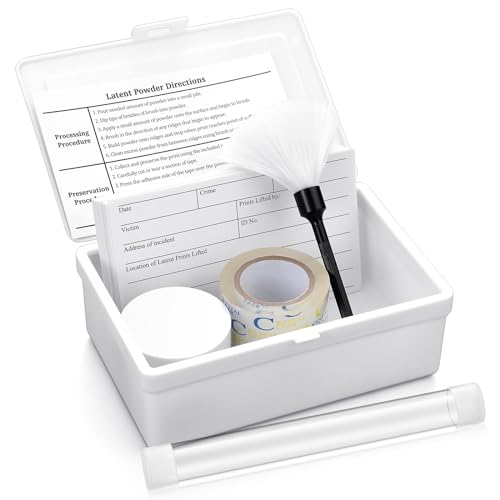 Leelosp Basic Latent Fingerprint Kit Bichromatic Fingerprint Powder Finger Print Forensic Science Kit von Leelosp