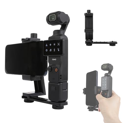 Leenconghui Handyhalterung für DJI Osmo Pocket 3, Handy-Halterungs-Erweiterungszubehör mit 6,35 mm Gewindeloch mit Stativ und Verlängerungsstange Leenconghui Handyhalterung für DJI Osmo Pocket 3, Handy-Halterungs-Erweiterungszubehör mit 6,35 mm Gewindeloch mit Stativ und Verlängerungsstange von Leenconghui