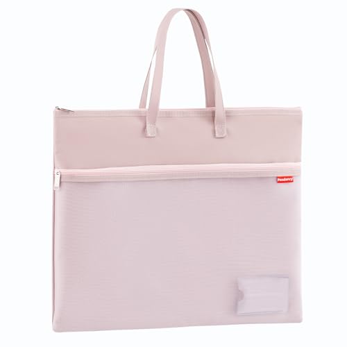 Dokumententasche A4 Zip Beutel, 35 x 28 CM Tragetasche Wasserdichte Doppel-Reißverschluss Nylon Mesh Beutel mit Griff Klein Etiketten Schüler Büro Liefert Reisetasche Rosa Dokumententasche A4 Zip Beutel, 35 x 28 CM Tragetasche Wasserdichte Doppel-Reißverschluss Nylon Mesh Beutel mit Griff Klein Etiketten Schüler Büro Liefert Reisetasche Rosa von Lefancy
